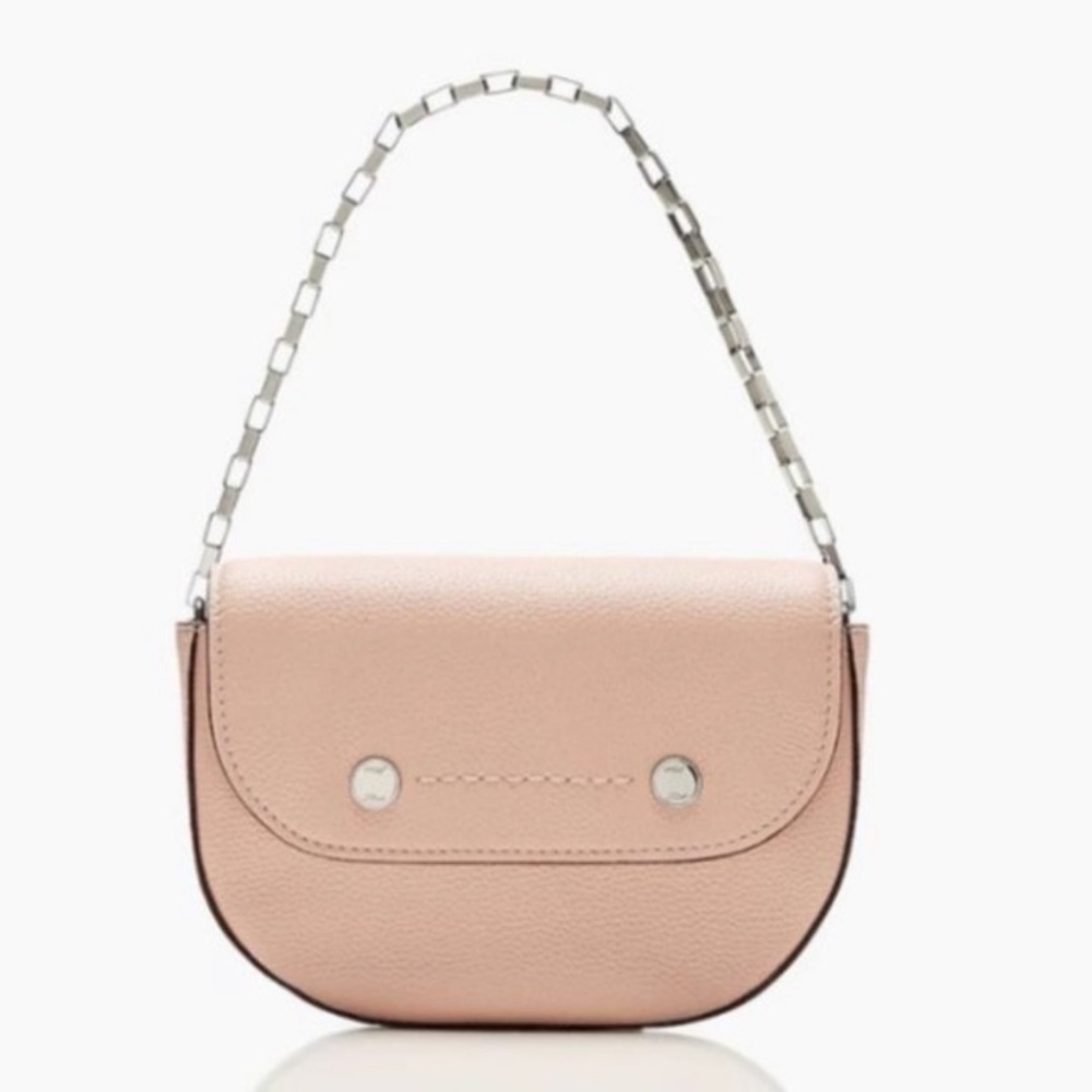 J.Crew Bristol Pink Pebbled Leather Crossbody Bag